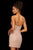 Sherri Hill - 53060 Fully Beaded V-neck Sheath Dress In Pink