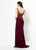 Montage by Mon Cheri - 219973 Bead Embellished Sheath Dress In Red