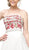 Cinderella Divine - CA311 Strapless Beaded Chiffon A-line Dress In White