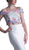 Cinderella Divine - CA314 Two Piece Floral Embroidered Mermaid Dress In White