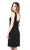Cachet - Cowl Neck Sheath Dress 57322 in Black