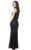 Cachet - Sequined Long Dress 57753 in Black