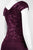 Cachet - Sequined Bertha Mesh Dress 55113B in Red