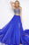 Cassandra Stone - Two Piece Gown Style 50364A in Blue and Multi-Color