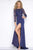 Cassandra Stone - Illusion Gown Style 50395A In Blue