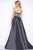 Cassandra Stone - Two Piece Gown Style 65919A  in Gray and Pink