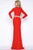 Cassandra Stone - Two Piece Gown Style 77234A in Red