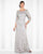Cameron Blake - 115604SL A-Line Gown in Silver