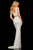 Sherri Hill - 52686 Two Piece Beaded Scoop Neck Fitted Dress In White