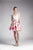 Cinderella Divine - CD701S Two Piece Beaded Lace Floral Cocktail Dress In White and Print