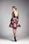 Cinderella Divine - CD701S Two Piece Beaded Lace Floral Cocktail Dress In Black and Print