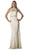 Cinderella Divine - Illusion Lace Appliqued Sheath Gown