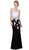 Illusion Lace Appliqued Sheath Gown