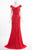 Tadashi Shoji - Vorona Lace Motif Gown In Red