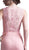 Cinderella Divine - CF115 Sleeveless Lace Stretch Knit Sheath Dress In Pink