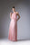 Cinderella Divine - CF130 Flounce Halter Style Chiffon A Line Dress In Pink