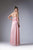 Cinderella Divine - CF130 Flounce Halter Style Chiffon A Line Dress In Pink