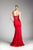 Cinderella Divine - CF266 Lace Applique Bodice Jersey Evening Dress