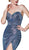 Cinderella Divine - CF331 Strapless Ruched Sweetheart Trumpet Dress In Blue