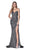 Cinderella Divine - CF331 Strapless Ruched Sweetheart Trumpet Dress In Black