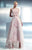 Beside Couture - CH1642 Sheer Lace Layered Evening Gown in Pink