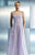 Beside Couture - CH1652 Timeless Square Neck Evening Gown in Purple