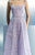 Beside Couture - CH1652 Timeless Square Neck Evening Gown in Purple