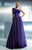 Beside Couture - CH1655 Precise Contrasts One Shoulder Gown in Purple