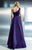 Beside Couture - CH1655 Precise Contrasts One Shoulder Gown in Purple