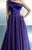 Beside Couture - CH1655 Precise Contrasts One Shoulder Gown in Purple
