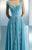 Beside Couture - CH1657 Ruched Sweetheart Neckline Gown in Blue