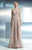 Beside Couture - CH1660 Jewel Neck Embroidered Gown in Pink