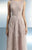 Beside Couture - CH1660 Jewel Neck Embroidered Gown in Pink