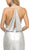 Cinderella Divine - CH555 Sequined Deep V-neck Trumpet Dress In Silver