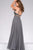 Embellished Open Back Chiffon Dress 46676