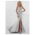 Tiffany Homecoming - Sheered Stone Embellished Slim Flare Gown 16084