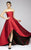 Ieena Duggal - 25279 Bustier Gown In Red