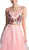 Cinderella Divine - Two Piece Embroidered Tulle Evening Dress