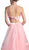 Cinderella Divine - Two Piece Embroidered Tulle Evening Dress