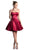 Cinderella Divine - Bead Accented Sweetheart Pleated A-line Dress