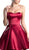 Cinderella Divine - Bead Accented Sweetheart Pleated A-line Dress
