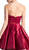 Cinderella Divine - Bead Accented Sweetheart Pleated A-line Dress