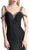 Cinderella Divine - Embellished Strappy V-neck Lace Fitted Dress