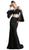 Cinderella Divine - Two Piece Embellished Sheath Dress in Black 