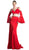 Cinderella Divine - Two Piece Embellished Sheath Dress in Red