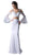 Cinderella Divine - Two Piece Embellished Sheath Dress in White
