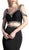 Cinderella Divine - Bejeweled Two Piece V-neck Fitted Dress