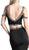 Cinderella Divine - Bejeweled Two Piece V-neck Fitted Dress