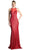 Cinderella Divine - Illusion Jewel Neck Shimmer Fabric Fitted Dress