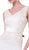 Cinderella Divine - 1455 Sequin-Ornate Lace Peplum Detailed Long Formal Dress in White